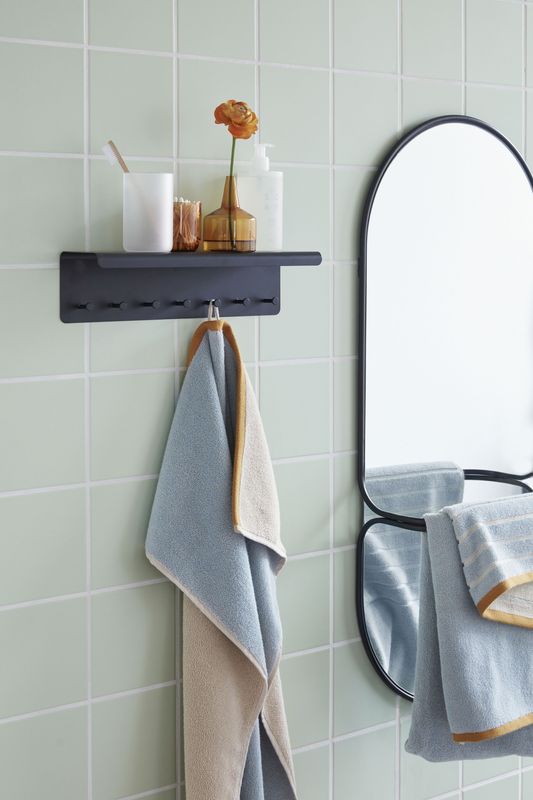 Hübsch Carry Väggspegel Svart 46x21xh102cm