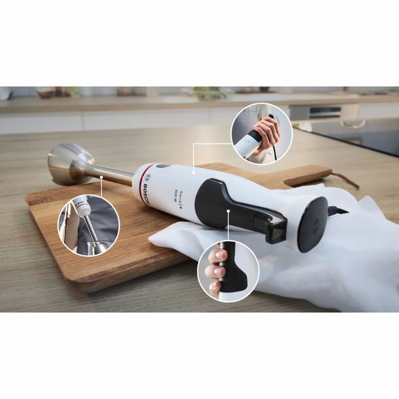 Bosch Stavmixer paket MSM4W220 inkl bunke & mini hack