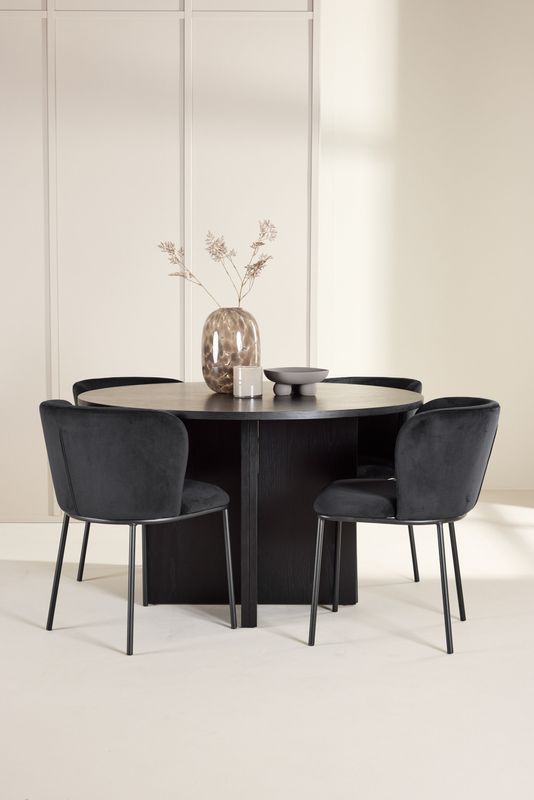 Venture Home Matbord Strada med Edina Stol