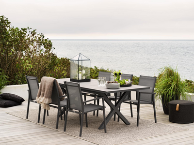 Brafab Avanti Stapelstol Svart/Antracit