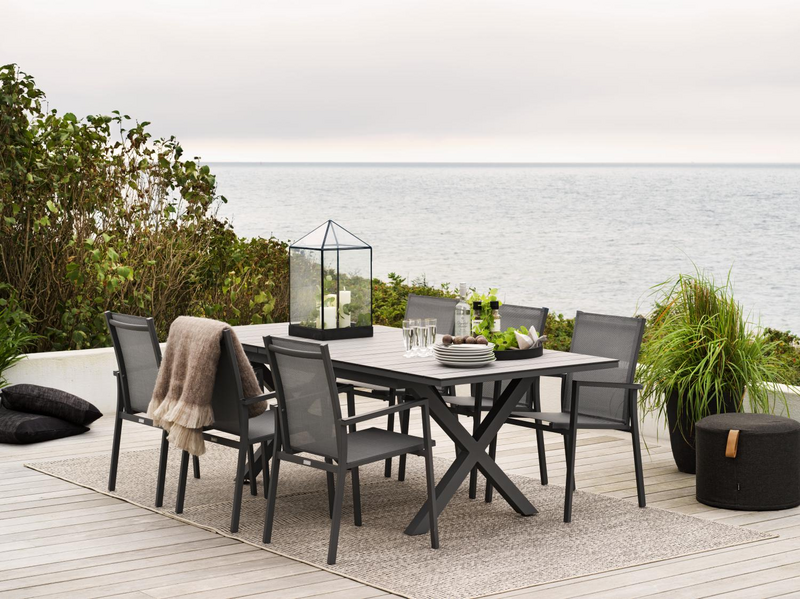 Brafab Avanti Stapelstol Svart/Antracit