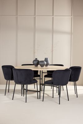 Venture Home Matbord Copenhagen med Edina Stol