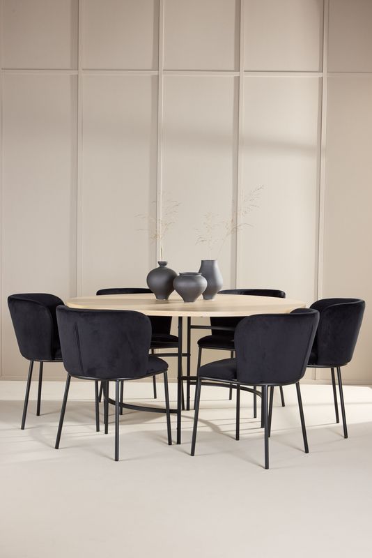 Venture Home Matbord Copenhagen med Edina Stol