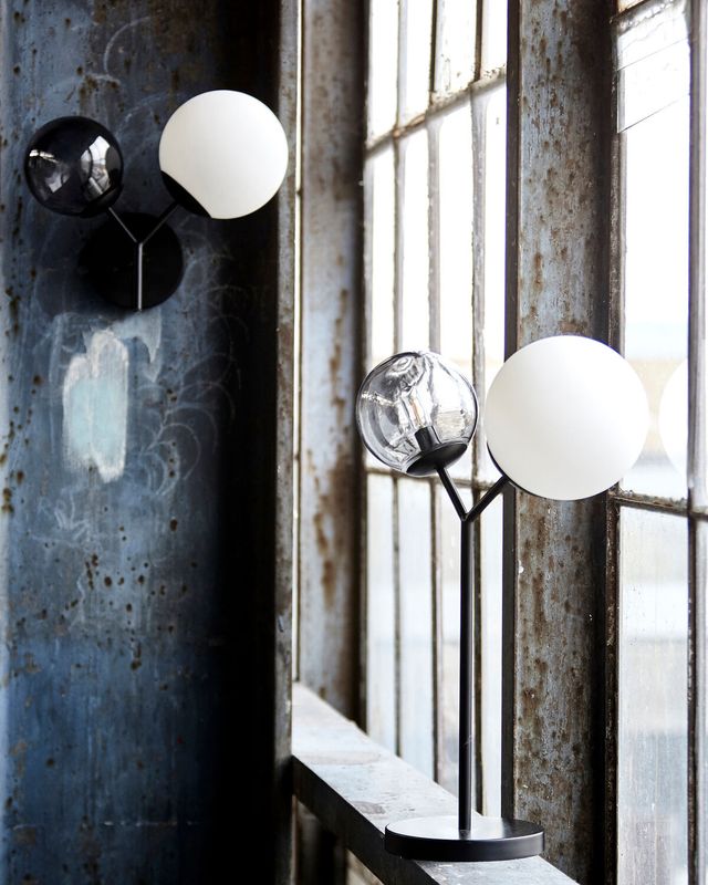 House Doctor Twice Bordslampa Svart