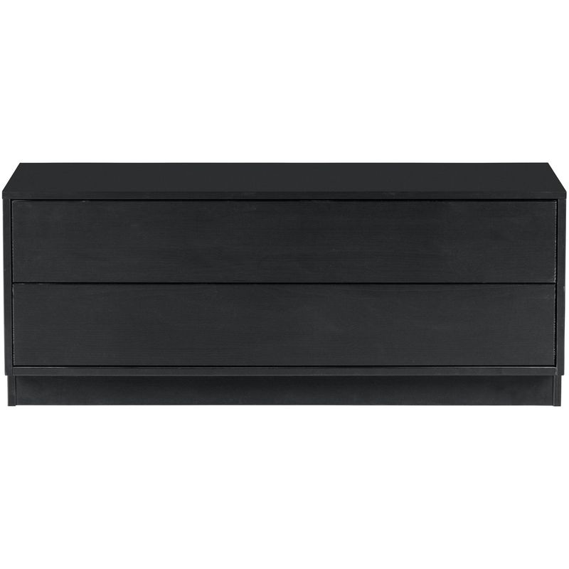 WOOOD FINCA TV-Bänk 100 cm Grenen Djup Svart