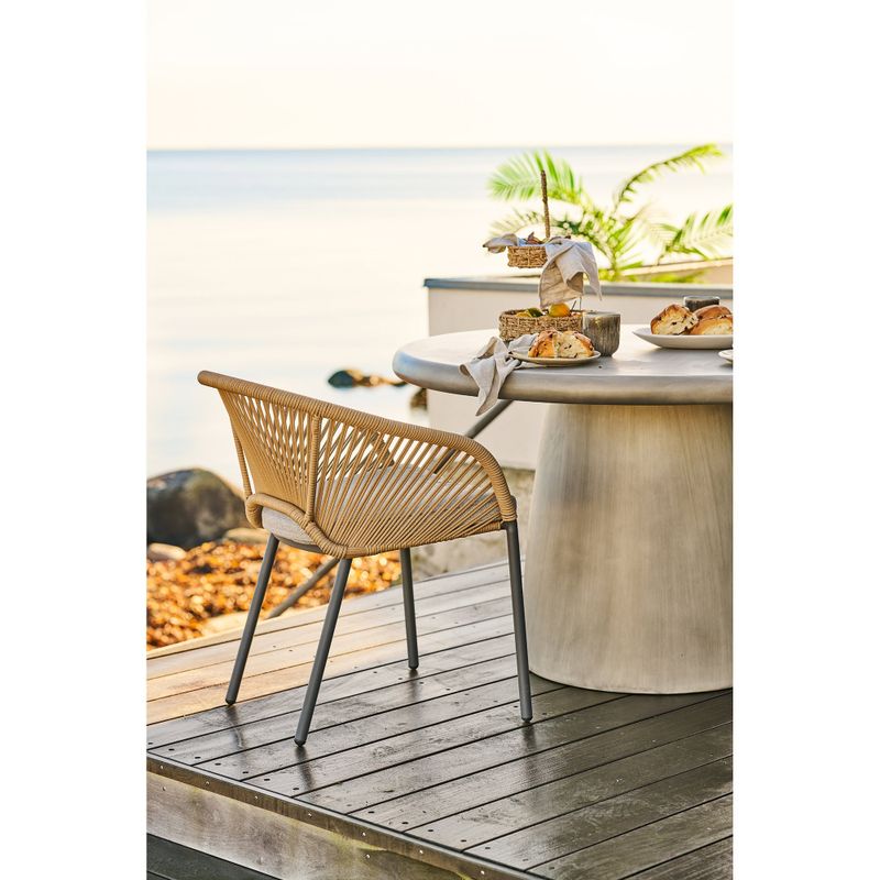 House Nordic Novella Matstol Beige 2 st
