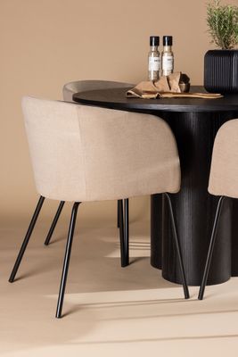 Venture Home Matgrupp Olivia med 4st Matstolar Berit