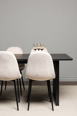 Venture Home Matgrupp Vail med stolarna Polar