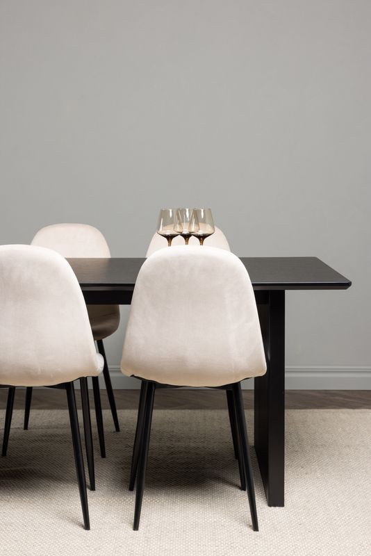 Venture Home Matgrupp Vail med stolarna Polar