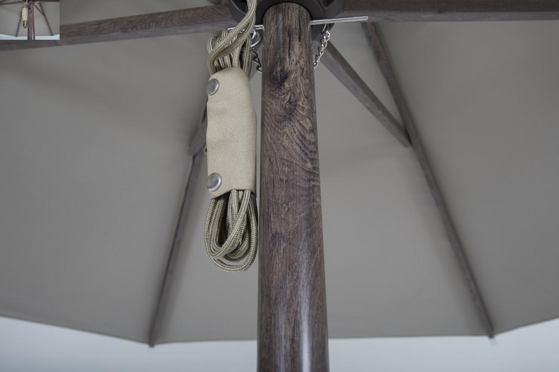 Brafab Paliano Parasoll Ø350cm Brun/Taupe