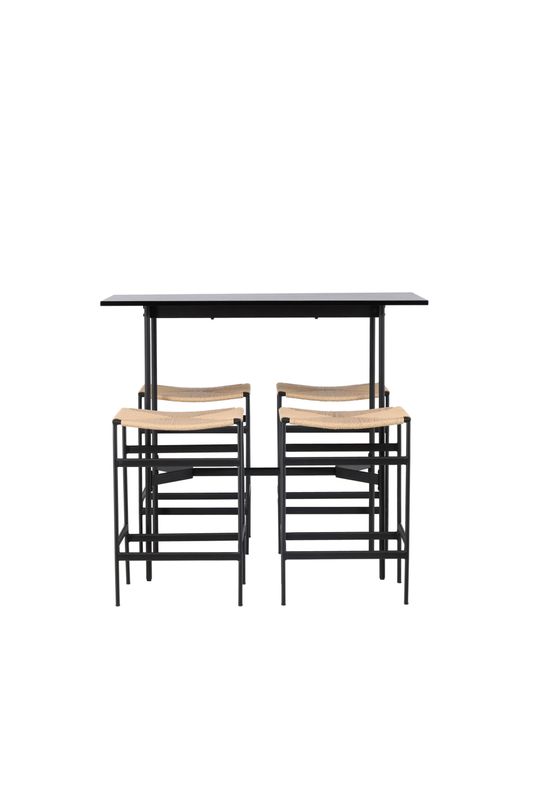 Venture Home Barset Rax med Stolar Polly