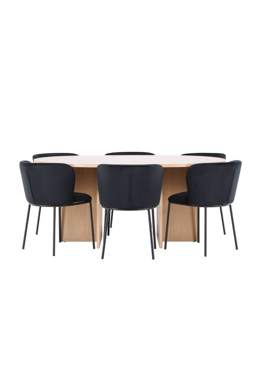 Venture Home Matbord Strada med Edina Stol