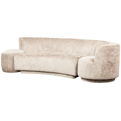 WOOOD Combi-Popular: Soffa + Fåtölj + Puff Natural