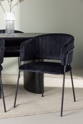 Venture Home Matgrupp Isolde med stolarna Selma