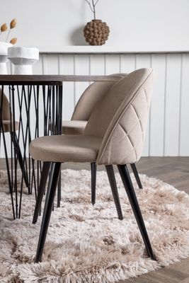 Venture Home Stone Rund Matgrupp