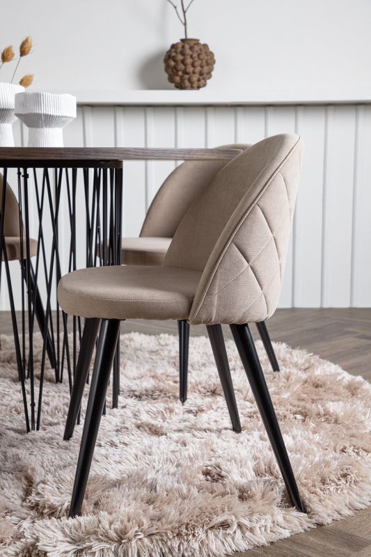 Venture Home Stone Rund Matgrupp