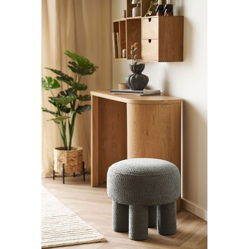 House Nordic Canberra Pouf i Charcoal