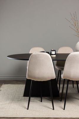 Venture Home Matgrupp Bootcut med stolar Polar