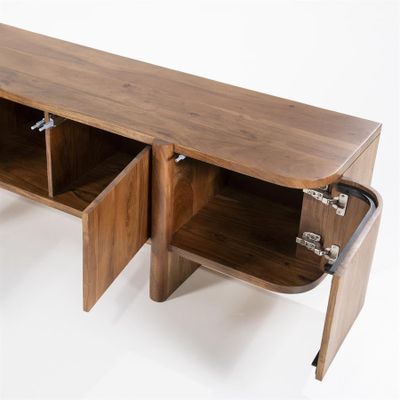 Eleonora TV-bänk Julian 240 cm - 6drs. Brun