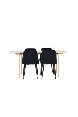 Venture Home Andy Matbord med Night Matstolar