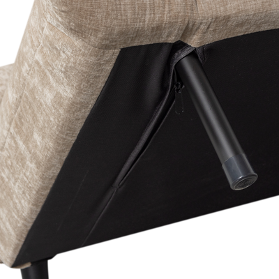 WOOOD XEM 1-Personers Sängsoffa i Sammet Natur