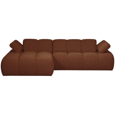 WOOOD Mojo Chaiselongue Soffa Vänster Bouclé Rost