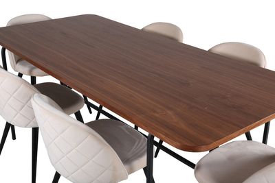 Venture Home Uno, Velvet Rektangulär Matgrupp