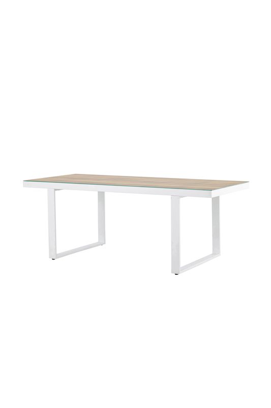 Venture Home Merlo Matbord i Aluminium och Glas