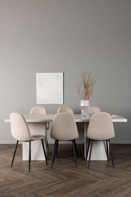 Venture Home Matgrupp Olga med Stolar Polar