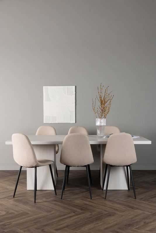 Venture Home Matgrupp Olga med Stolar Polar