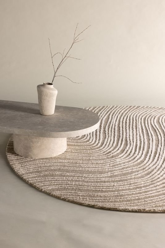 Venture Home Melle Rund Matta