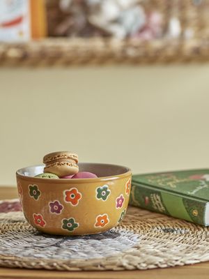 Bloomingville Mini Addy Skål, Brun, Stengods - 6-pack