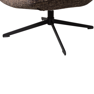 WOOOD Milaro Svängbar Fåtölj Brun Melange