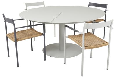 Brafab Peace Matbord Ø150 cm Ljusgrå