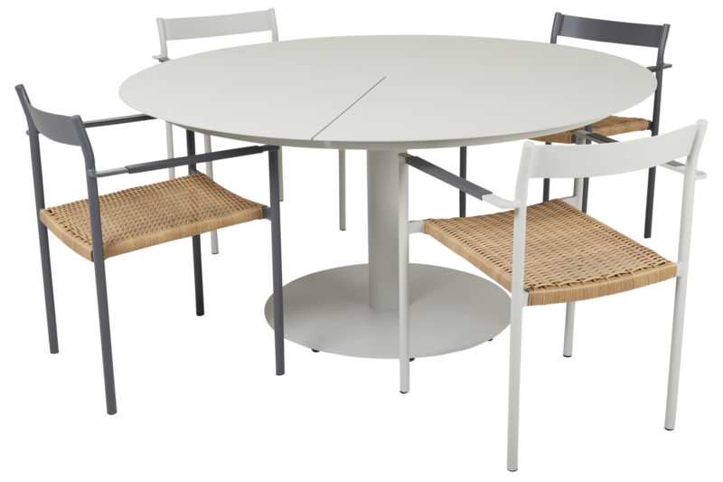 Brafab Peace Matbord Ø150 cm Ljusgrå