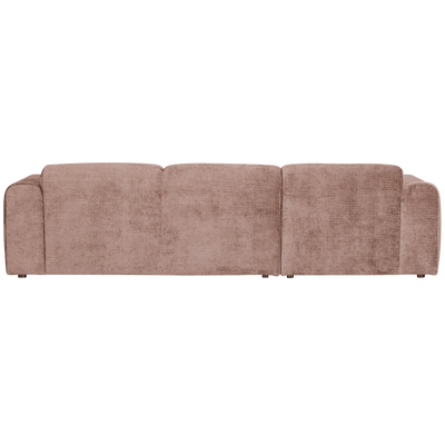 WOOOD Cloud Divansoffa Vänster Chenille Mullvad/Rosa