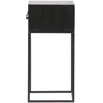 WOOOD Zola Nattduksbord med Låda Svart