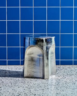 House Doctor Riga Sidobord Silver Finish