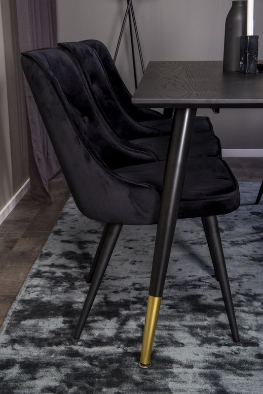 Venture Home Matgrupp Dipp med Velvet Deluxe Stolar