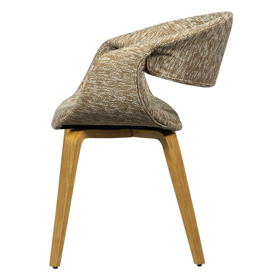 WOOOD Yossi Matstol Sand med Träben 2 st