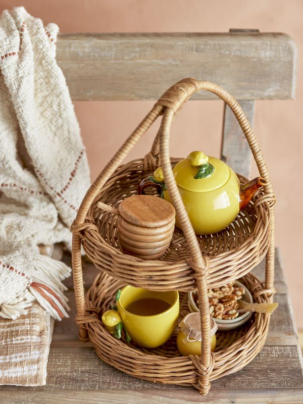 Creative Collection Limone Kopp, Gul, Stengods - 8-pack