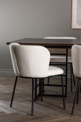 Venture Home Matgrupp Ystad med stolarna Edina