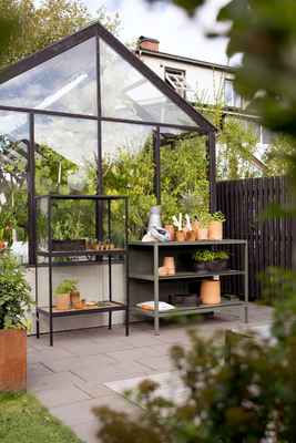 Brafab Kelia Utekök med Hylla Nordic Green