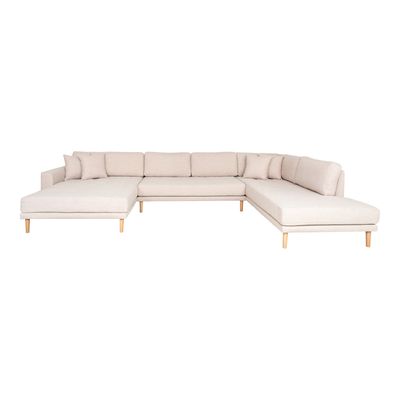 House Nordic Lido U-soffa Öppen Ände Sand