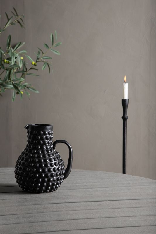 Venture Home Break Bord - Runt Matbord i Aintwood och Aluminium