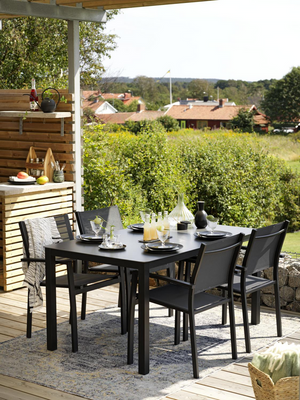 Brafab Amarante Utomhusmatta 160x230 cm Ljusblå/Grå