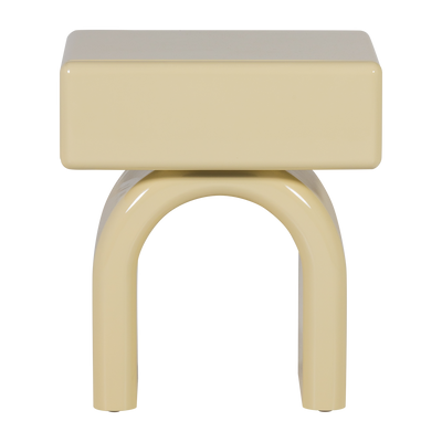 WOOOD Zorel Sängbord i Högglans Mjukrosa