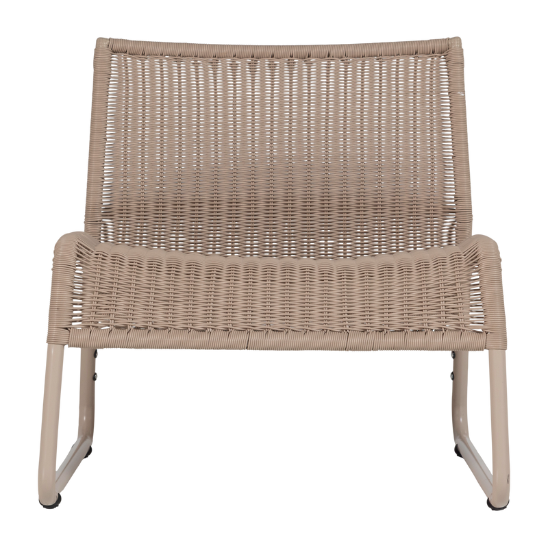 WOOOD WEST Trädgårds Loungestol - Sand