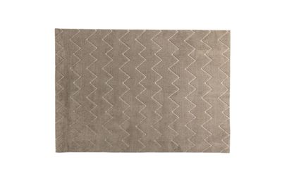 Venture Home Fia Matta - Brun med Zick-zack Mönster