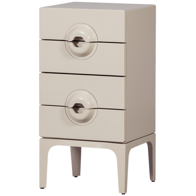 WOOOD MERGE Byrå med 4 Lådor i Eucalyptusträ Greige